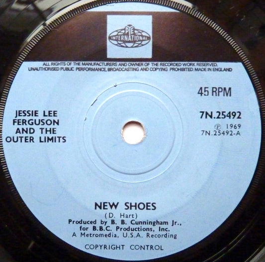 Jessie Lee Ferguson And The Outer Limits : New Shoes (7", Single)