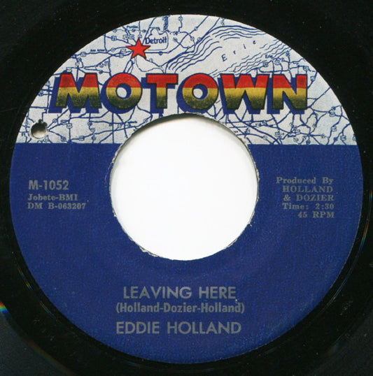 Edward Holland, Jr. : Leaving Here / Brenda (7", Single, Mono, ARP)