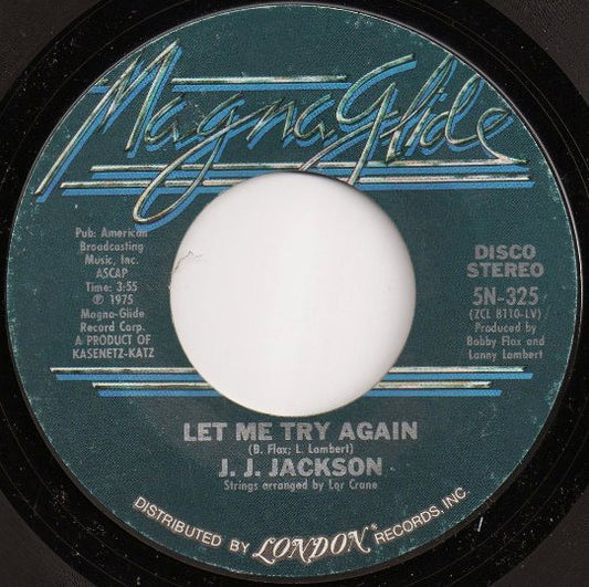 J.J. Jackson / J.J. Jackson's Funky Butt Band : Let Me Try Again (7")