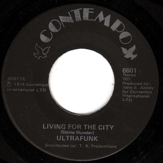 Ultrafunk : Living For The City / Funky Al (7")