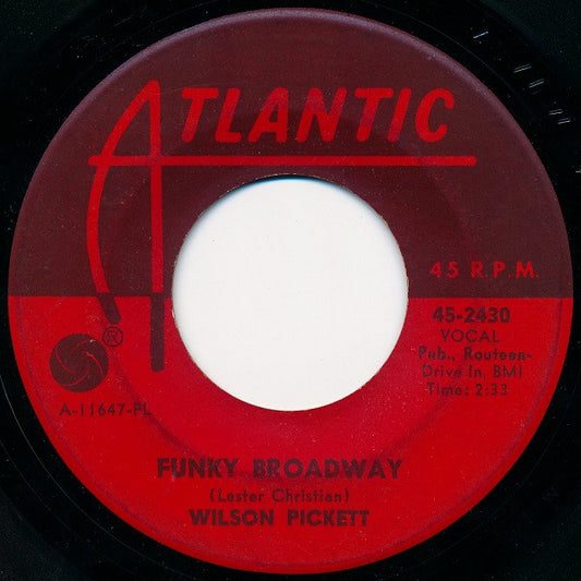 Wilson Pickett : Funky Broadway / I'm Sorry About That (7", Single, PL )