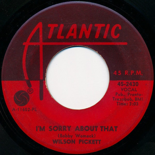 Wilson Pickett : Funky Broadway / I'm Sorry About That (7", Single, PL )