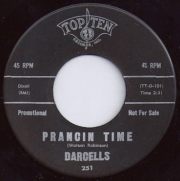 Darcells : Prancin Time / Take Me On Home (7", Promo)