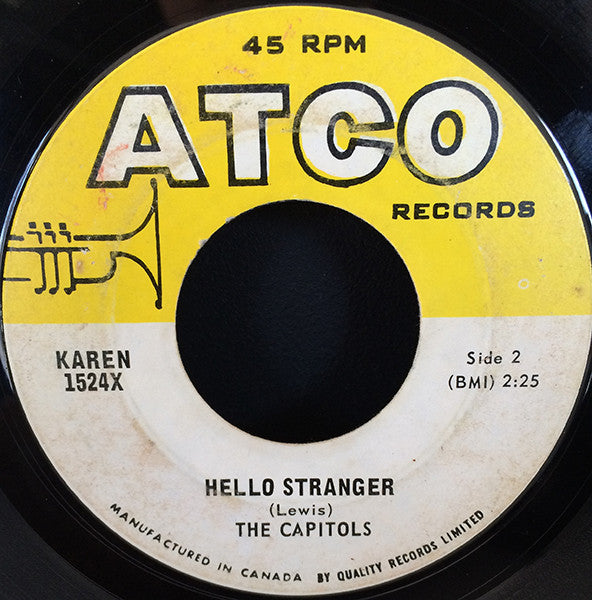 The Capitols : Cool Jerk / Hello Stranger (7")