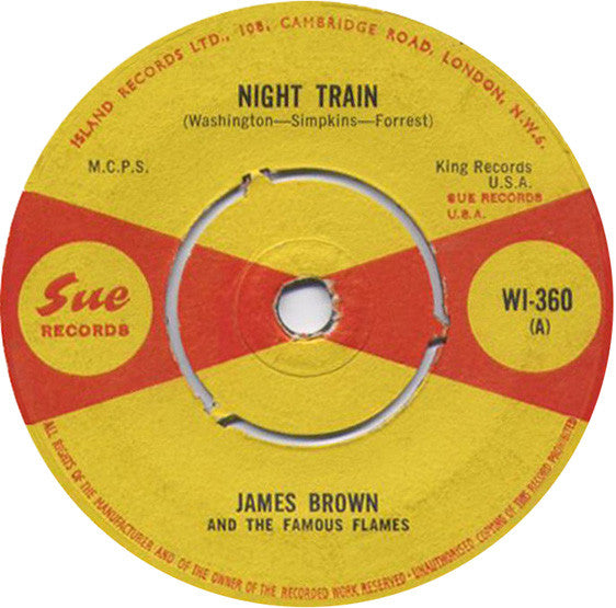 James Brown And The Famous Flames* : Night Train (7", 3-P)
