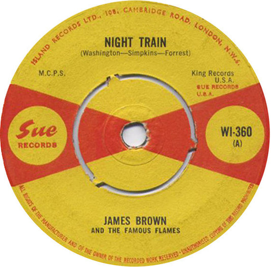 James Brown And The Famous Flames* : Night Train (7", 3-P)