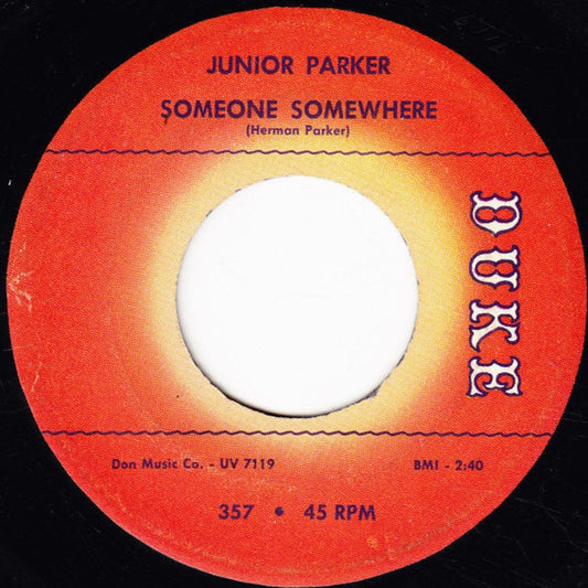 Little Junior Parker : Someone Somewhere / Foxy Devil (7", Single)