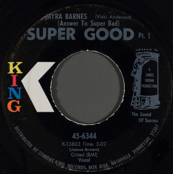 Myra Barnes : Super Good (7")