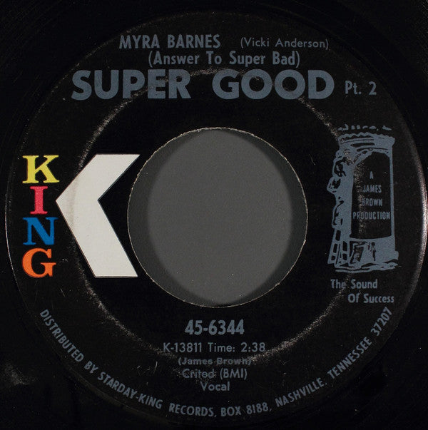 Myra Barnes : Super Good (7")