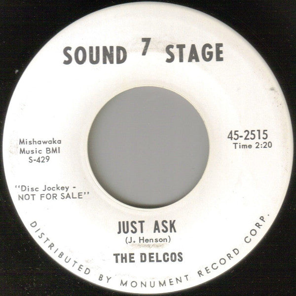 The Delcos : Still Miss You So / Just Ask (7", Promo)