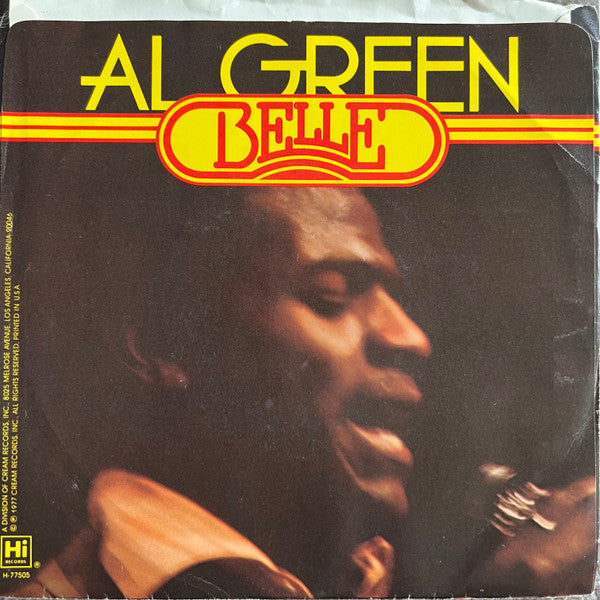 Al Green : Belle (7", Single)