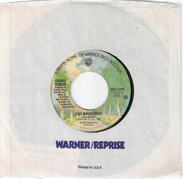 George Benson : This Masquerade (7", Los)