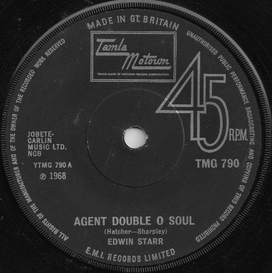Edwin Starr : Agent Double O Soul  (7", Sol)