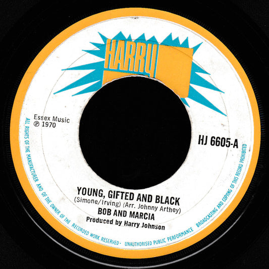 Bob And Marcia* / The Jay Boys : Young, Gifted And Black (7", Single, Lar)