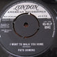 Fats Domino : I Want To Walk You Home (7", 4 P)