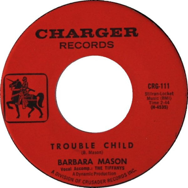 Barbara Mason : Trouble Child (7", Single)