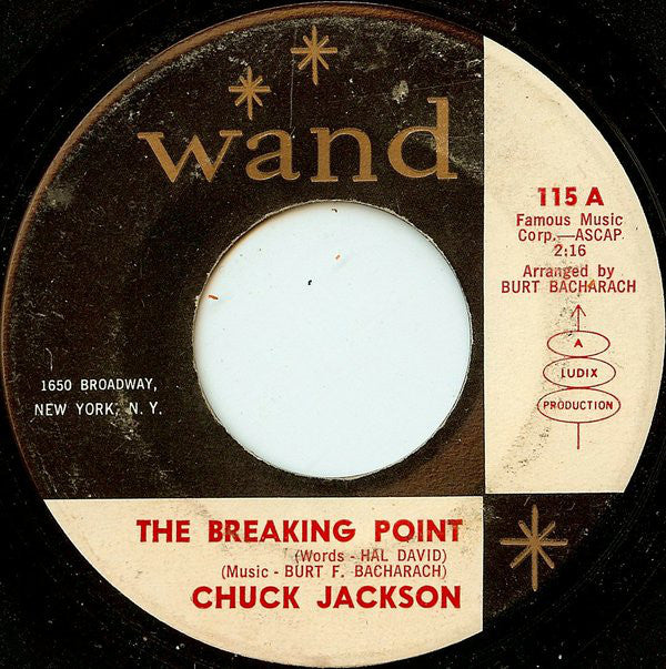 Chuck Jackson : The Breaking Point (7")