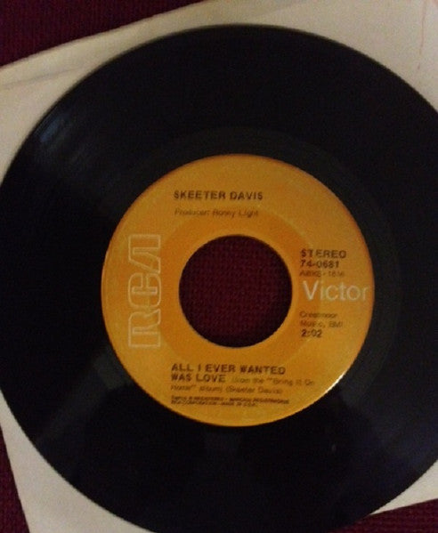 Skeeter Davis : Sad Situation (7")