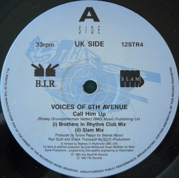 Voices Of 6th Avenue : Call Him Up (12")