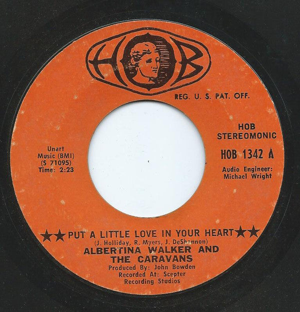 Albertina Walker And The Caravans (2) : Put A Little Love In Your Heart (7", Single)