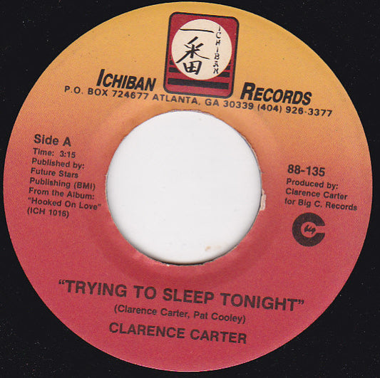 Clarence Carter : Trying To Sleep Tonight / Try Me (7")