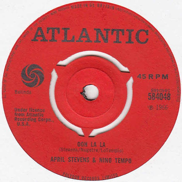 Nino Tempo & April Stevens : The Coldest Night Of The Year (7")