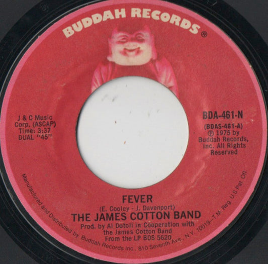 The James Cotton Band : Fever (7", Single)