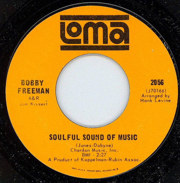 Bobby Freeman : Soulful Sound Of Music (7", Single)