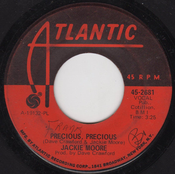 Jackie Moore : Precious, Precious / Willpower (7", Pla)