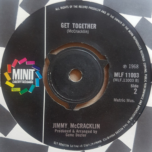 Jimmy McCracklin : How Do You Like Your Love (7", Single)