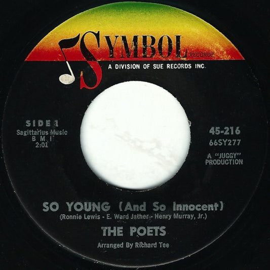 The Poets (4) : So Young (And So Innocent) (7", Mul)