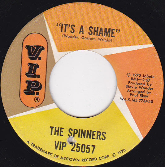 The Spinners* : It's A Shame  (7", Single)
