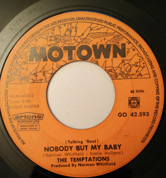 The Temptations : My Girl (7", Single)