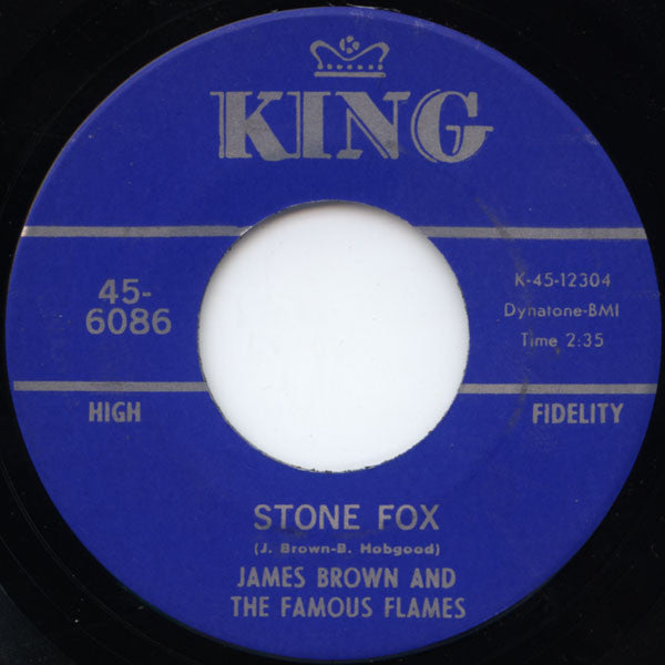James Brown & The Famous Flames : Kansas City / Stone Fox (7", Single)