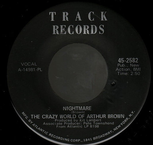 The Crazy World Of Arthur Brown : Nightmare / I Put A Spell On You (7", Single, PL )