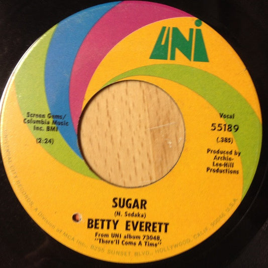 Betty Everett : Sugar (7")