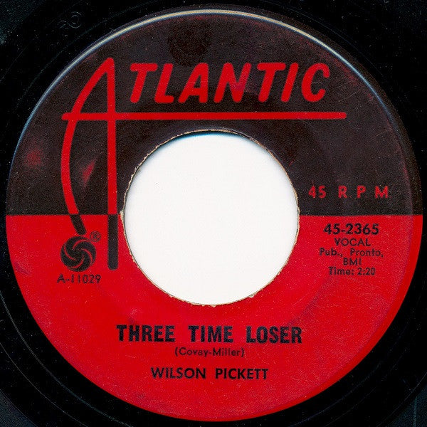 Wilson Pickett : Mustang Sally / Three Time Loser (7", Single)