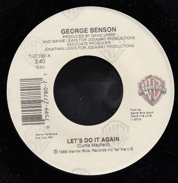 George Benson : Let's Do It Again (7")