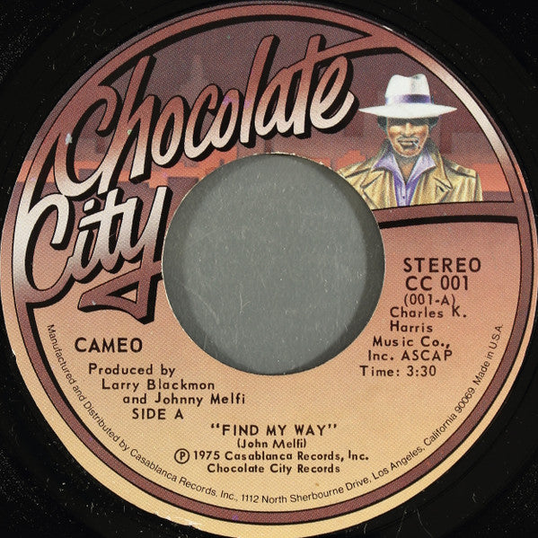 Cameo : Find My Way (7", Single, Styrene)