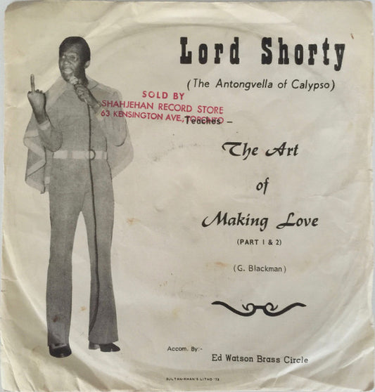 Lord Shorty : The Art Of Making Love (7")