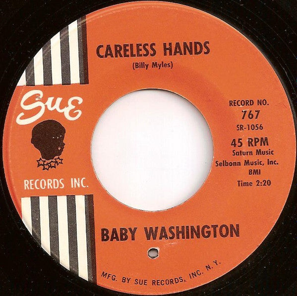 Baby Washington : A Handful Of Memories / Careless Hands (7")