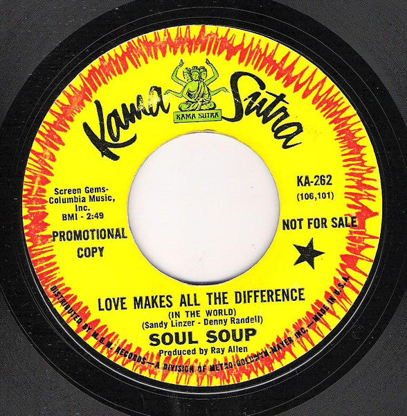 Soul Soup : Love Makes All The Difference (7", Single, Promo)