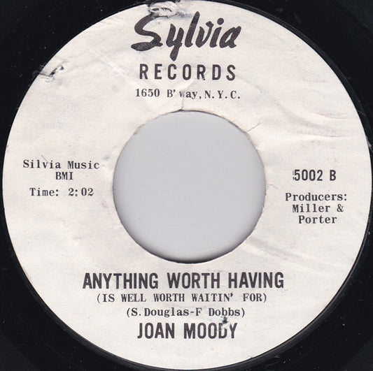 Joan Moody : Big Time Operator / Anything Worth Having (Is Well Worth Waitin' For) (7", Single, Promo)