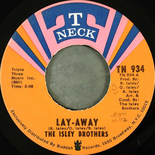 The Isley Brothers : Lay-Away (7", Single, Mono, ARP)