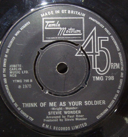 Stevie Wonder : If You Really Love Me  (7", Single, 4 p)
