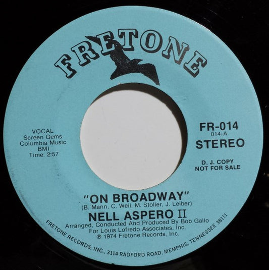 Nell Aspero : On Broadway (7", Mono, Promo)