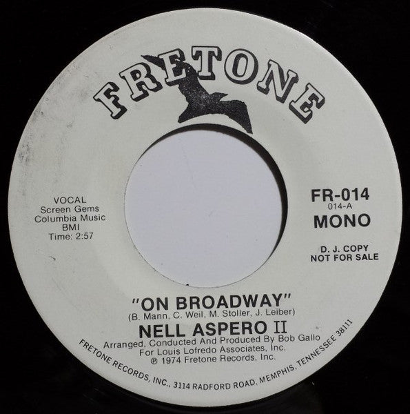 Nell Aspero : On Broadway (7", Mono, Promo)