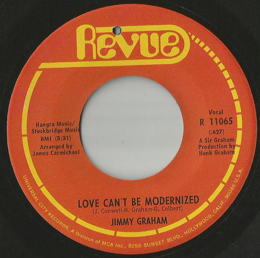 Jimmy Graham : Love Can't Be Modernized / We Shall Overcome (7")