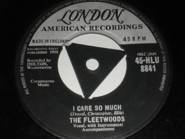 The Fleetwoods : Come Softly To Me (7")