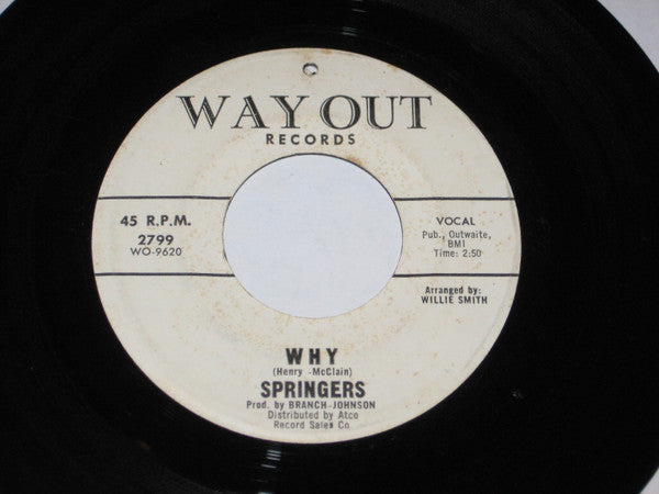 The Springers (3) : Why  (7", Single)